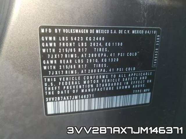3VV2B7AX7JM146371 фото 2