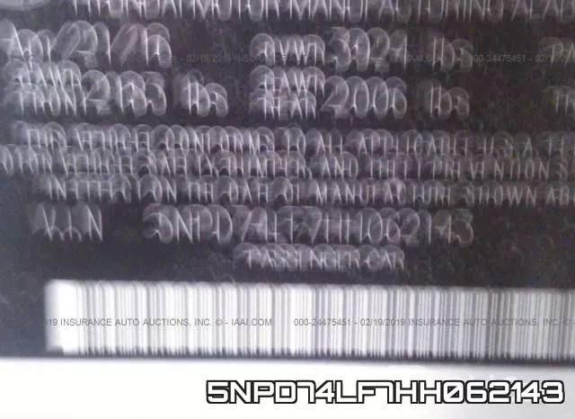 5NPD74LF7HH062143 фото 10