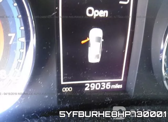 5YFBURHE8HP730001 фото 8