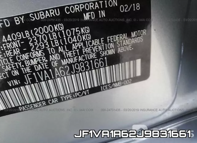 JF1VA1A62J9831661 фото 10