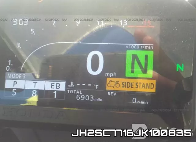 JH2SC7716JK100835 фото 8