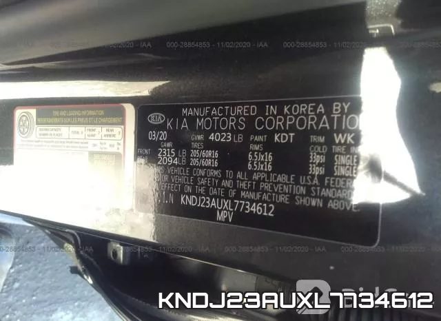 KNDJ23AUXL7734612 фото 9