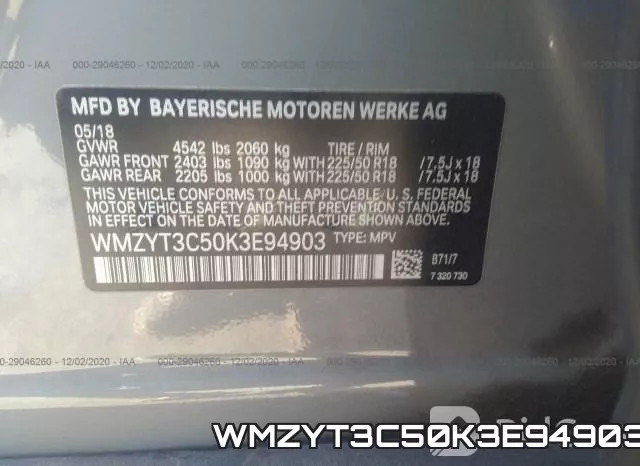 WMZYT3C50K3E94903 фото 9