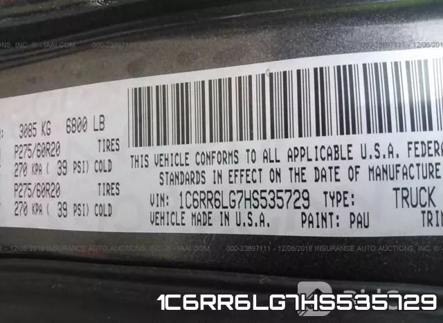 1C6RR6LG7HS535729 фото 10