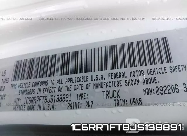 1C6RR7FT8JS138891 фото 10