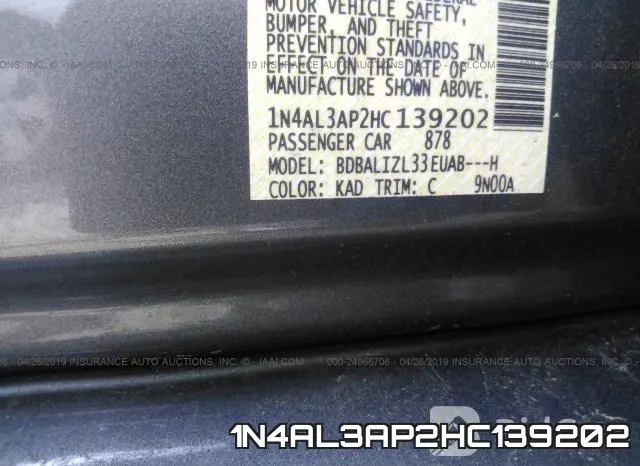 1N4AL3AP2HC139202 фото 10