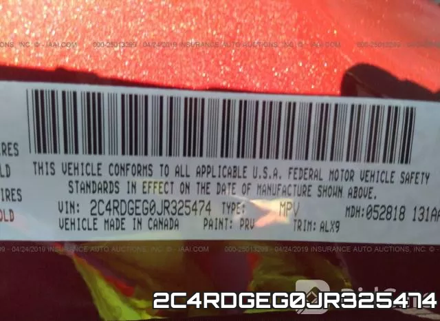 2C4RDGEG0JR325474 фото 10