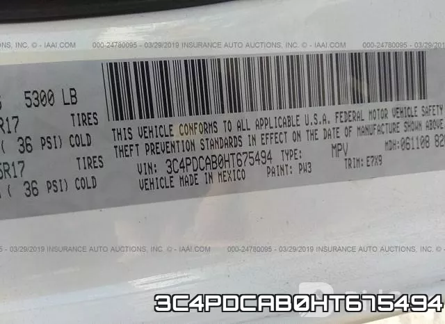 3C4PDCAB0HT675494 фото 10