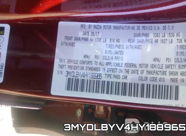 3MYDLBYV4HY188965 фото 10
