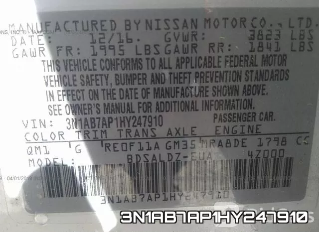 3N1AB7AP1HY247910 фото 10