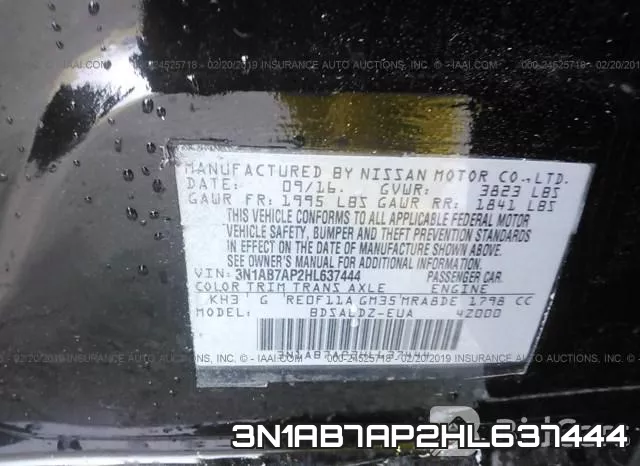 3N1AB7AP2HL637444 фото 10