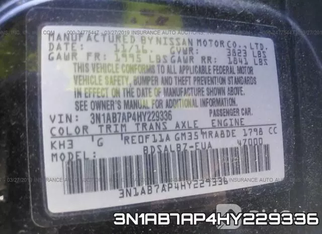 3N1AB7AP4HY229336 фото 10
