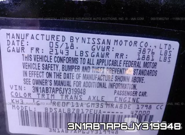 3N1AB7AP6JY319948 фото 10