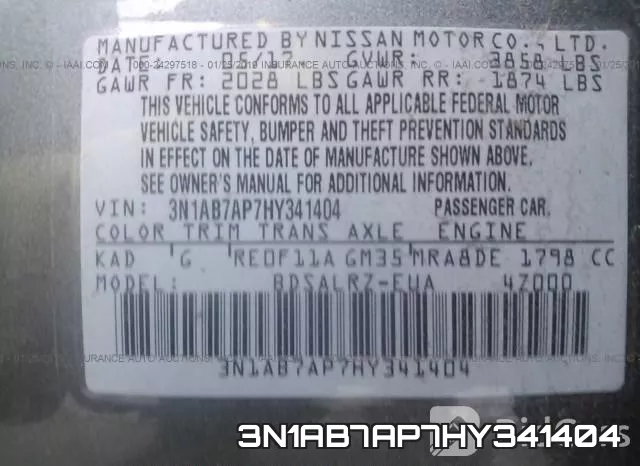 3N1AB7AP7HY341404 фото 10