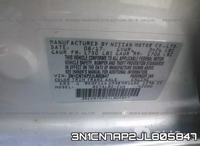 3N1CN7AP2JL805847 фото 10