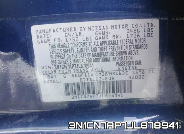 3N1CN7AP7JL878941 фото 10