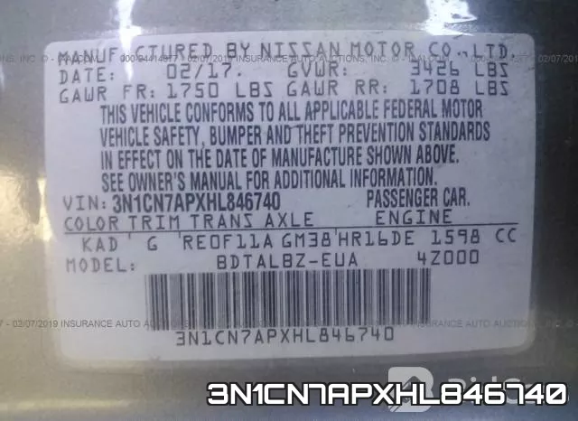 3N1CN7APXHL846740 фото 10