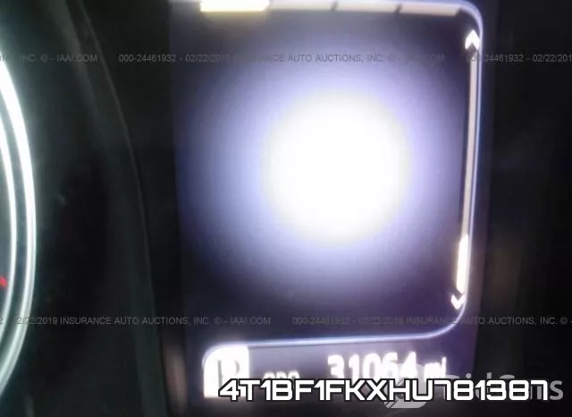 4T1BF1FKXHU781387 фото 8
