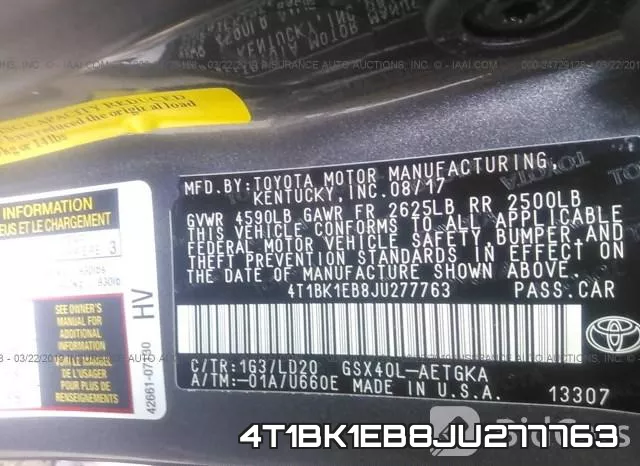 4T1BK1EB8JU277763 фото 10