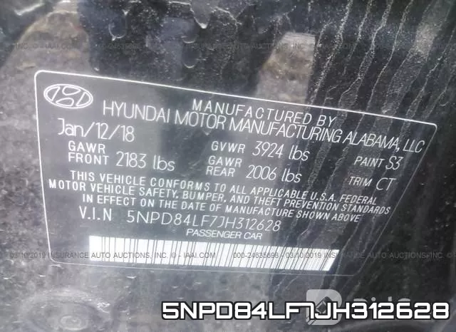5NPD84LF7JH312628 фото 10