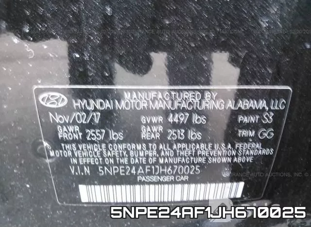 5NPE24AF1JH670025 фото 10