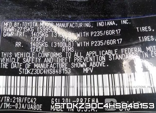 5TDKZ3DC4HS848153 фото 10