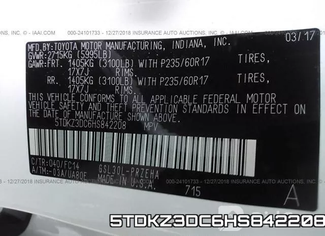 5TDKZ3DC6HS842208 фото 10