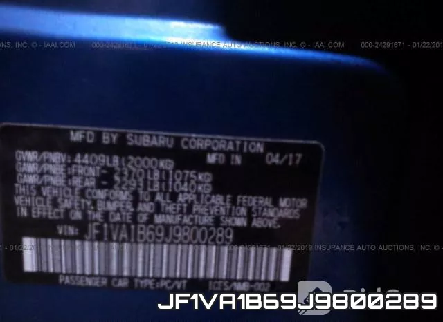 JF1VA1B69J9800289 фото 10