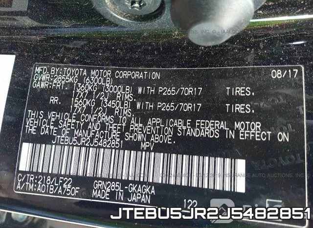 JTEBU5JR2J5482851 фото 10