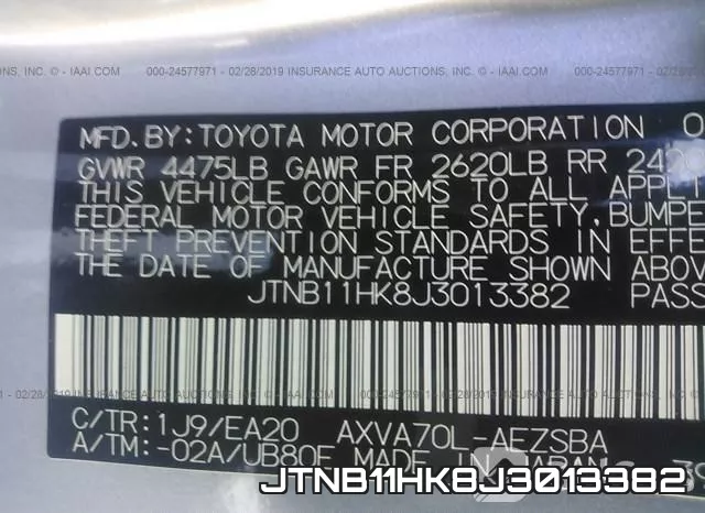 JTNB11HK8J3013382 фото 10