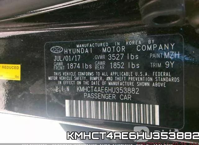 KMHCT4AE6HU353882 фото 10