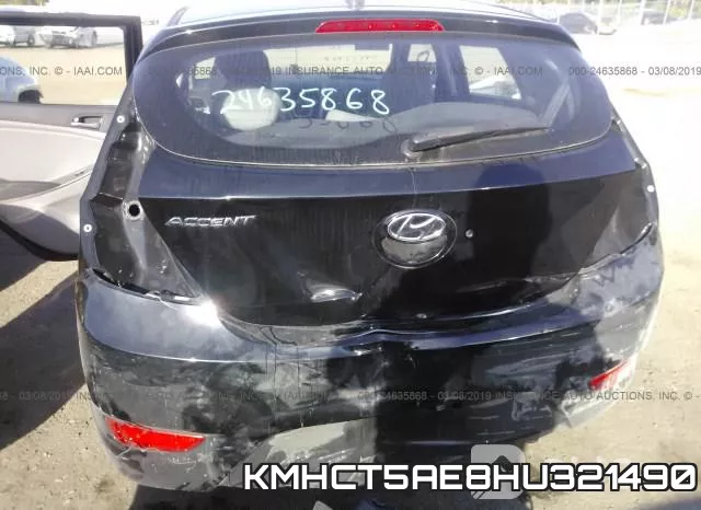 KMHCT5AE8HU321490 фото 7