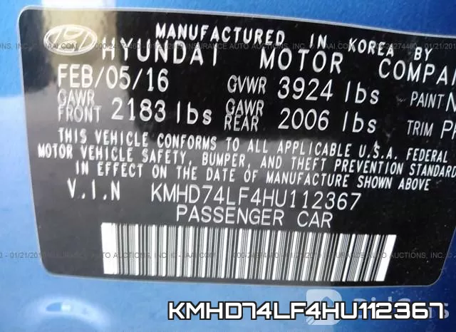 KMHD74LF4HU112367 фото 10