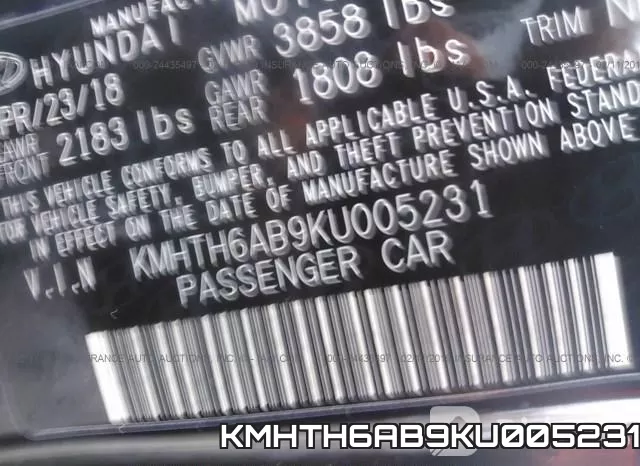 KMHTH6AB9KU005231 фото 9