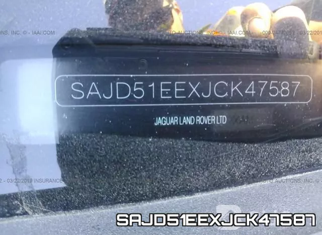 SAJD51EEXJCK47587 фото 10