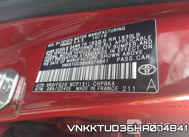 VNKKTUD36HA074841 фото 10