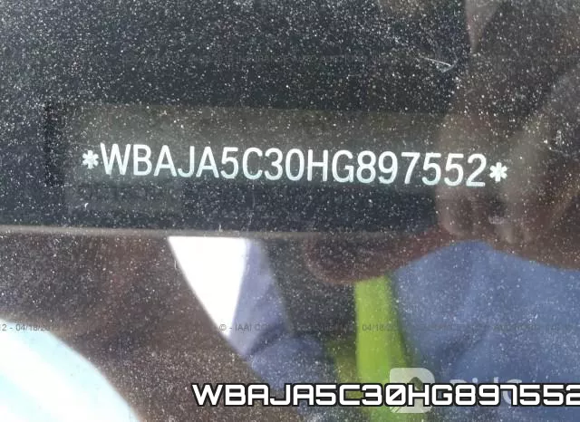 WBAJA5C30HG897552 фото 10
