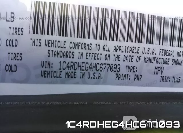 1C4RDHEG4HC677093 фото 9