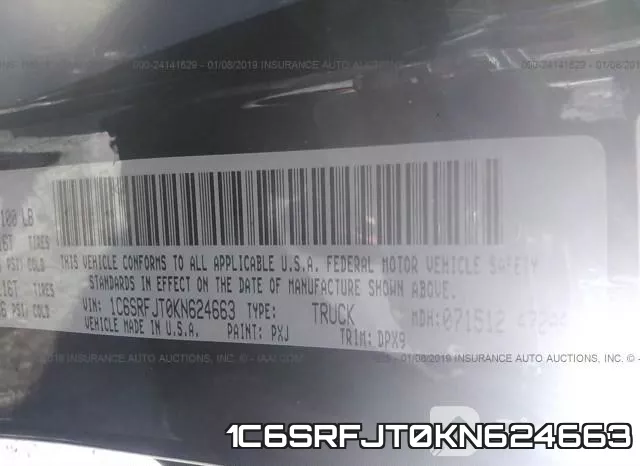 1C6SRFJT0KN624663 фото 10