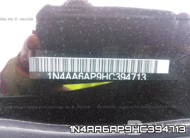 1N4AA6AP9HC394713 фото 9