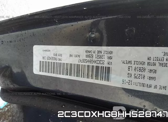 2C3CDXHG8HH528747 фото 10