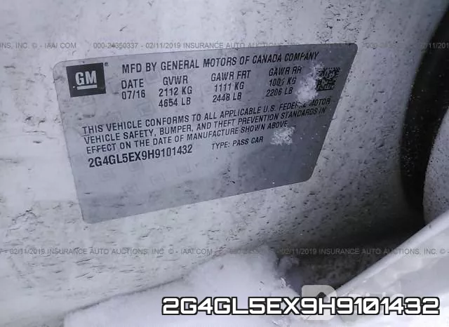 2G4GL5EX9H9101432 фото 10