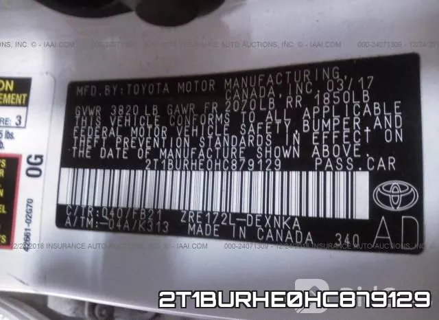 2T1BURHE0HC879129 фото 10