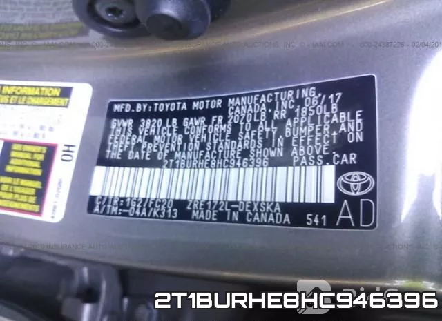2T1BURHE8HC946396 фото 10