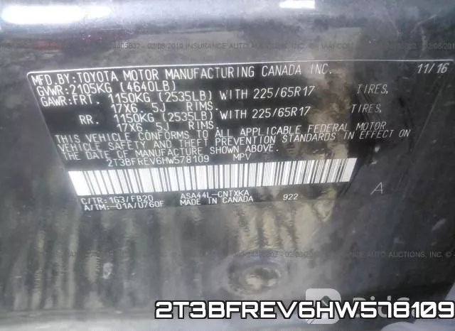 2T3BFREV6HW578109 фото 10