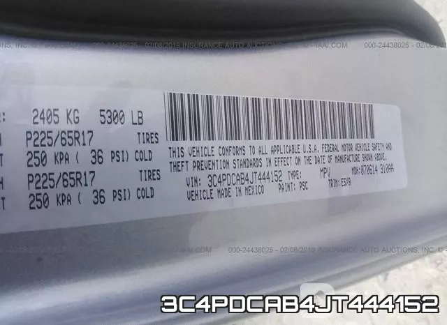 3C4PDCAB4JT444152 фото 10