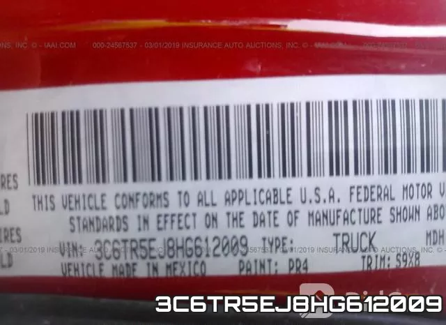 3C6TR5EJ8HG612009 фото 10