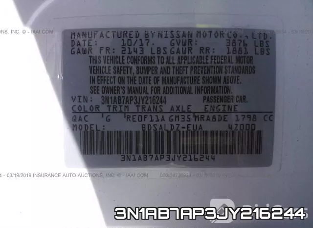 3N1AB7AP3JY216244 фото 10