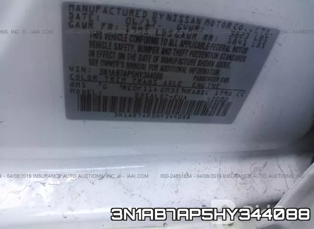 3N1AB7AP5HY344088 фото 10