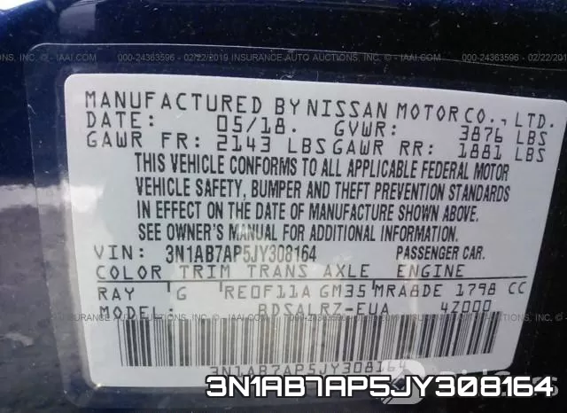 3N1AB7AP5JY308164 фото 10